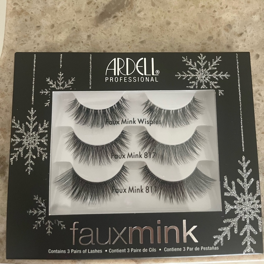 Faux mink false eyelashes